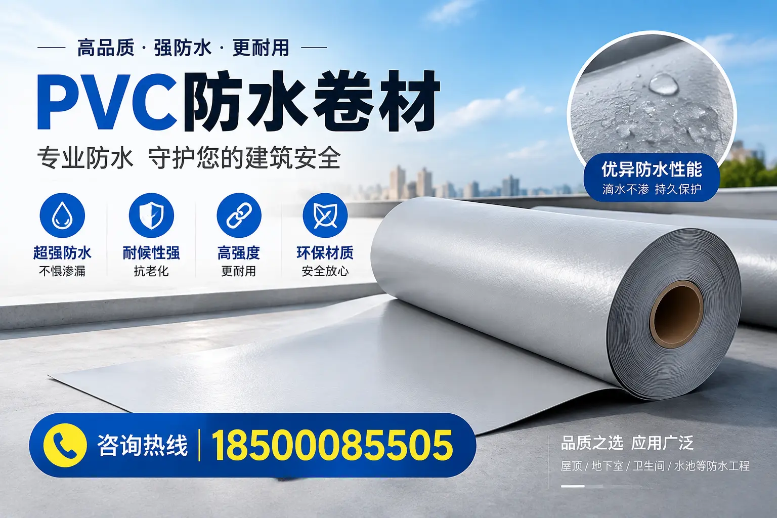 芜湖地区pvc防水卷材的市场现状与发展趋势